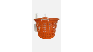 Kaleido Laundry Basket 38 Litre, Orange