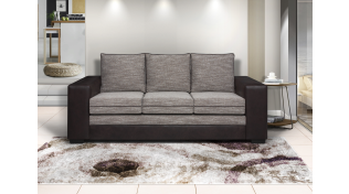 Lola 3 seater Couch, Brown