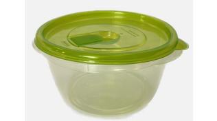 Kaleido 2 Piece Round Food Container 800 Milliliter, Lime