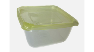 Kaleido Square Food Container 1.5 Litre, Lime