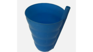 Kaleido Ice Cream Cup 300 Milliliter,Blue
