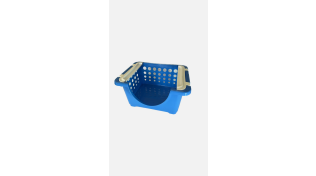 Kaleido Stackable Utility Basket, Blue