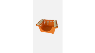 Kaleido Stackable Utility Basket, Orange