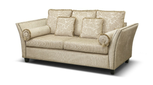 Chateaux 3 Seater Couch, Camel