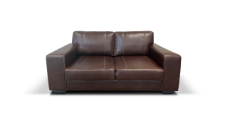 Brazil 2 Seater Couch, Mahogany