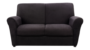 Fortune 2 Seater Couch Black