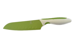 Gourmand Non Stick Santoku Knife 7 inch, Lime