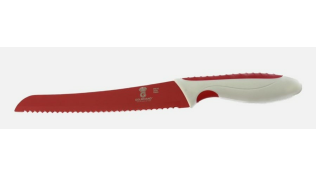 Gourmand Non Stick Bread Knife 8 inch, Red