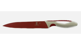 Gourmand Non Stick Slicer Knife 8 inch, Red