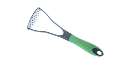 Gourmand TPR Nylon Masher with Hook, Green
