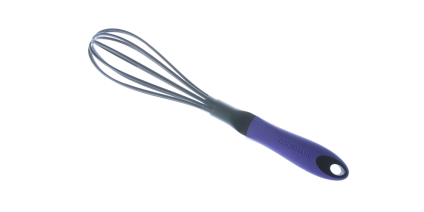 Gourmand TPR Nylon Whisk with Hook, Purple