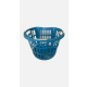 Kaleido Laundry Basket 36 Litre, Blue